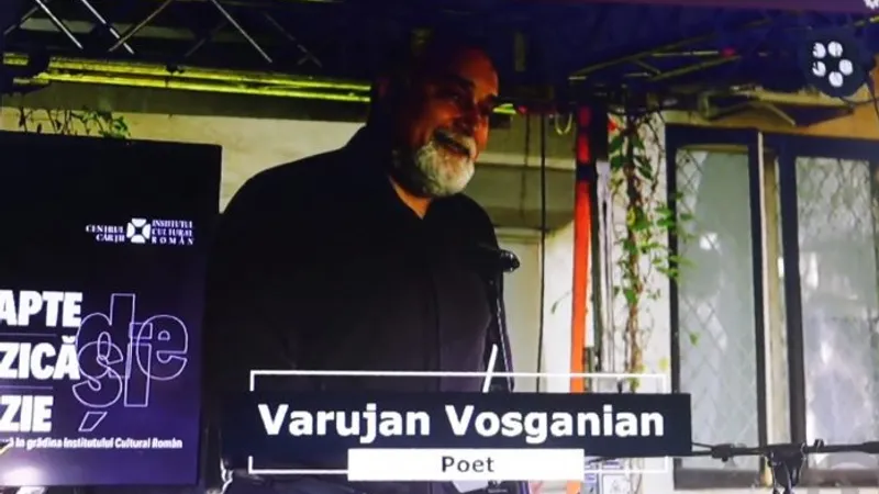 Poetul Varujan Vosganian/FOTO: facebook.com