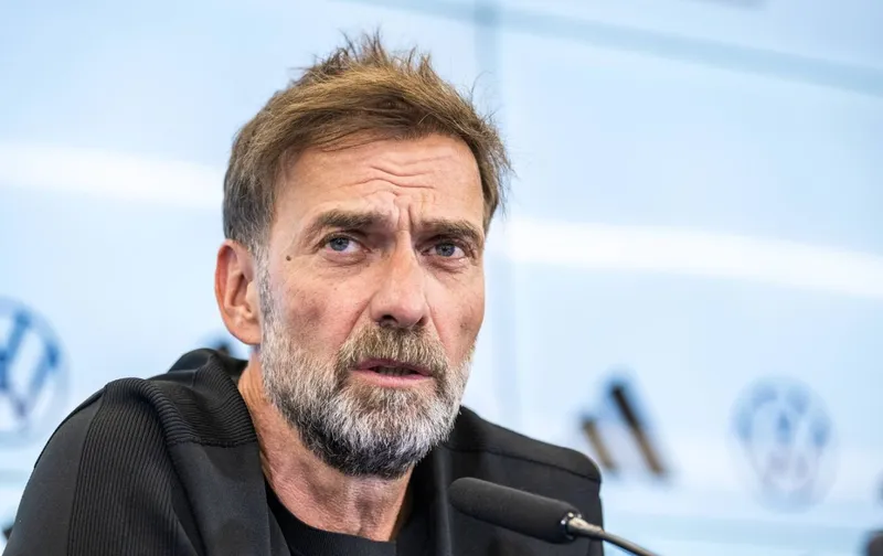 J&uuml;rgen Klopp, la conferinţa de presă de prezentare a Federaţiei Germane de Fotbal - Foto Profimedia Image