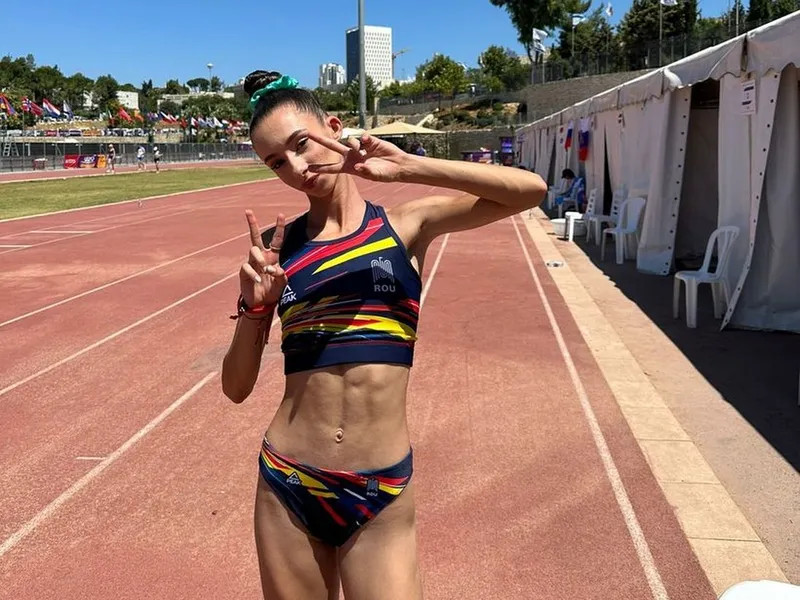 O româncă a scris istorie la 400 metri garduri. Medalie de aur și record de timp, la Europene - Foto: Facebook / Federația Română de Atletism