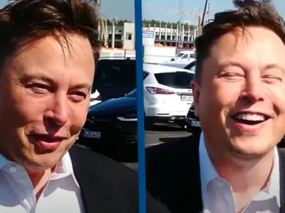 Reacția lui Elon Musk când își dă seama că e vorba de copilul lui. Captură Youtube