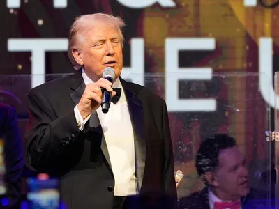 Donald Trump vorbeşte cu ocazia Anului Nou, la reşedinţa sa de la Mar-a-Lago - Foto: Profimedia Images