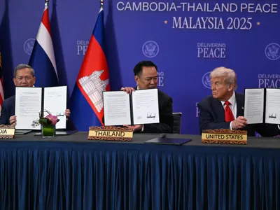 Thailanda şi Cambodgia au semnat un acord de pace în prezenţa președintelui SUA Donald Trump - Foto: Profimedia Images