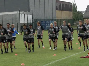 FC Copehagen antrenându-se în vremea pandemiei Foto: Facebook