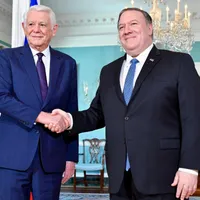 Mike Pompeo și Teodor Meleșcanu     Foto: Cont Flickr – U.S. Department of State