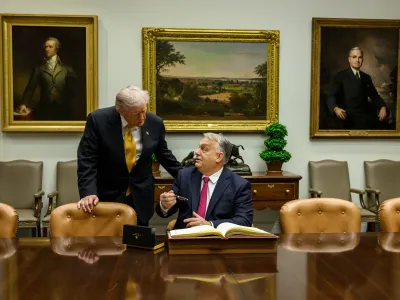 Trump și Orban - Foto: Profimedia Images