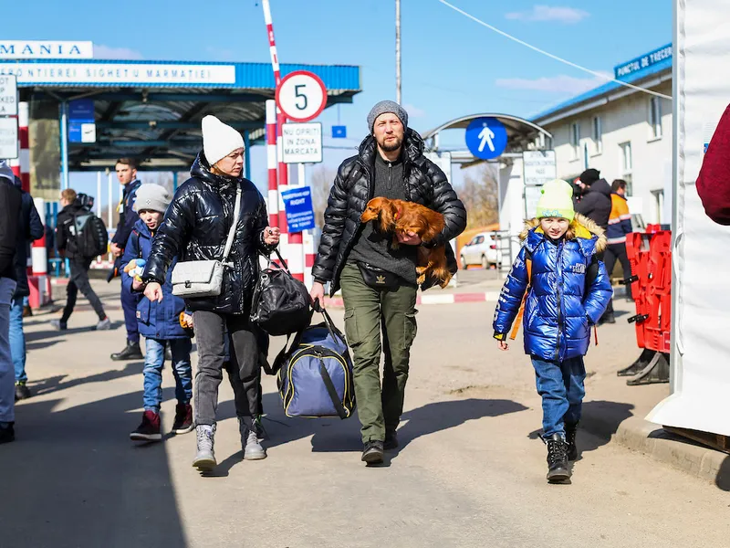 În ultimele nouă luni, în România au intrat 2.870.623 cetăţeni ucraineni - Foto: INAQUAM PHOTOS/ Silviu Filip