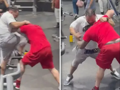 Bătaie ca în filme, cu pumni, picioare și genunchi în gură, într-o sală de fitness. / Foto: digisport.ro