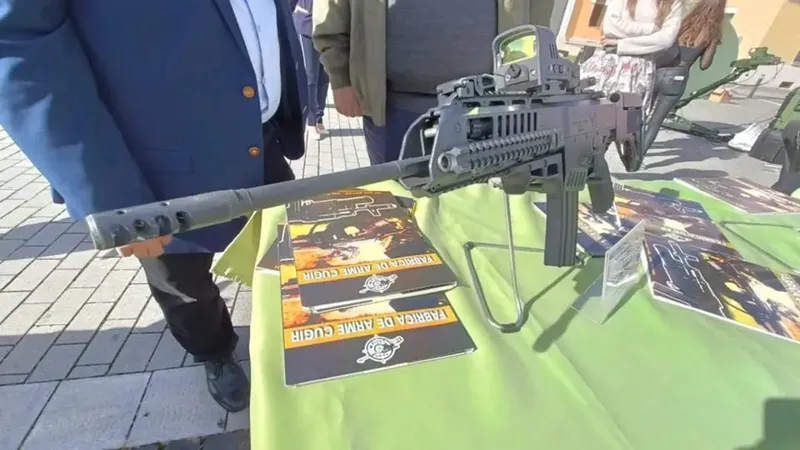 Arma de asalt CN-20 este dezvoltată în România Foto: tirnaveni.ro