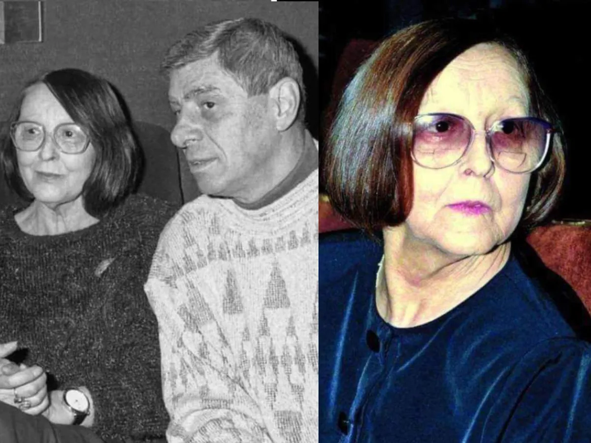 Stânga: Leopoldina Bălănuță cu Mitică Popescu. Dreapta: Leopoldina Bălănuță - Foto: Facebook