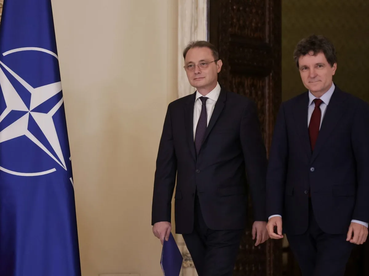 Luca Niculescu și Nicușor Dan Foto: Agepres