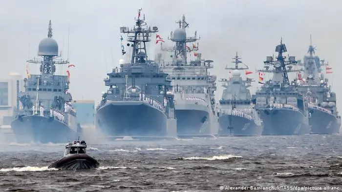 Flota rusă a format grupuri de răspuns rapid în Marea Neagră și Marea Mediterană/foto: dw