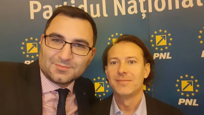 Cristian Bacanu și Florin Cîțu Foto: Facebook