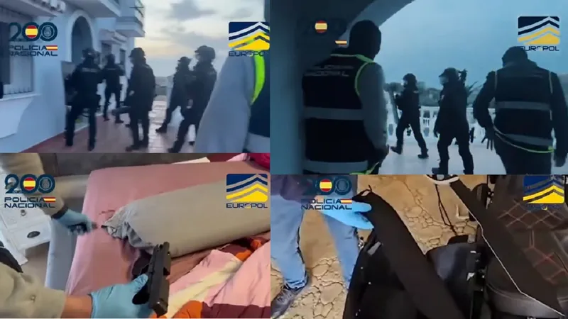 Infractor periculos prins în Spania Foto: captură Europol