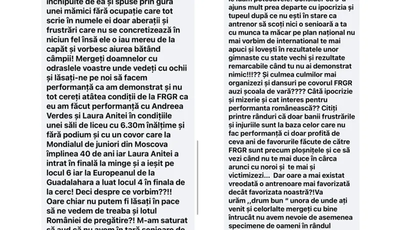 Postare Facebook Cristina Radu Sursa: ARADS