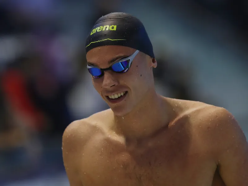 David Popovici, magistral la Naţionalele de la Otopeni. A luat aurul la proba de 400 m liber - Foto: INQUAM Photos/ Stefan Constantin