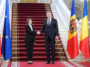 Preşedintele Republicii Moldova, Maia Sandu, primită de Klaus Iohannis la Palatul Controceni. - Foto: presidency.ro