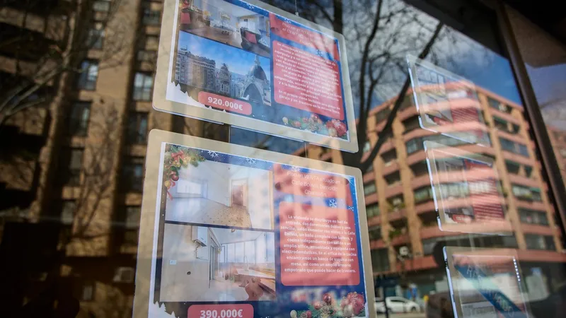 Anunțuri imobiliare în regiunea Madrid (imagine cu caracter ilustrativ) - Foto: Profimedia Images