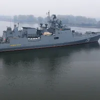VIDEO Ucrainenii au lovit fregata rusă Amiral Essen în apropiere de Insula Șerpilor/FOTO: Twitter/@RusenPress