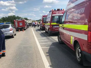 Plan Roșu de Intervenție după un accident grav pe autostrada A1. S-au trimis 10 ambulanțe SMURD - Foto: Ziua de Sud-Vest (rol ilustrativ)