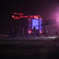Un avion cargo Antonov An-12BK al companiei Meridian, care zbura între Niš, Serbia, și Amman, Iordania, s-a prăbuşit sâmbătă seară în apropierea oraşului Paleochori Kavalas din nordul Greciei. / Foto: Profimedia