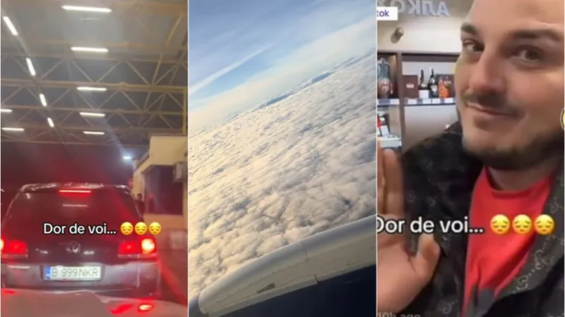 Interlopii care l-au susţinut pe Călin Georgescu fug din ţară pe capete - Foto: Digi24/capturi video TikTok