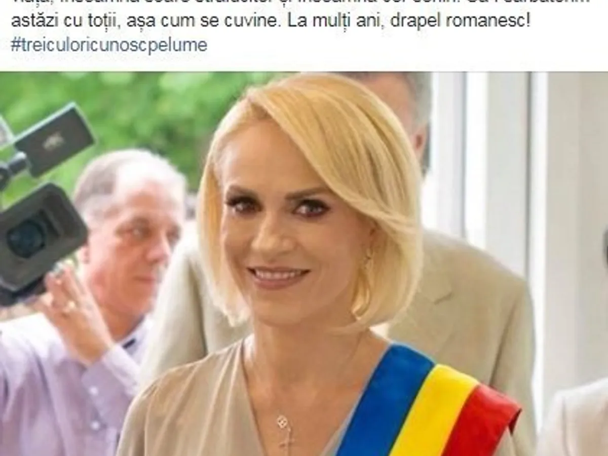 Captură foto pagina de Facebook a Gabrielei Firea