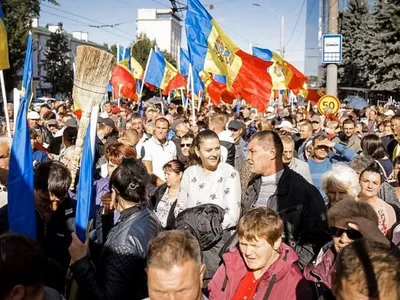 10.000 de oameni au ieșit în stradă la Chișinău- Foto: stiri.md