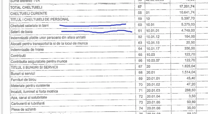 Salarii comună - Foto: Arhiva