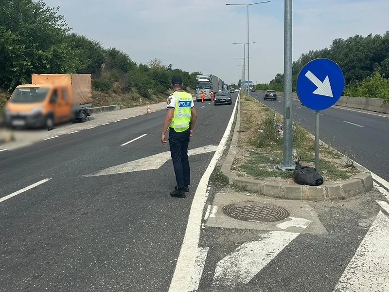 Restricții de circulație, anunțate de CNAIR, din cauza caniculei - Foto: Poliția Română (cu rol ilustrativ)
