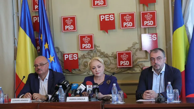 Leonard Bărăscu (președinte CNSRL Frăția) la masă cu ex-premierul Dăncilă la sediul PSD semnând un acord de colaborare / psd.ro