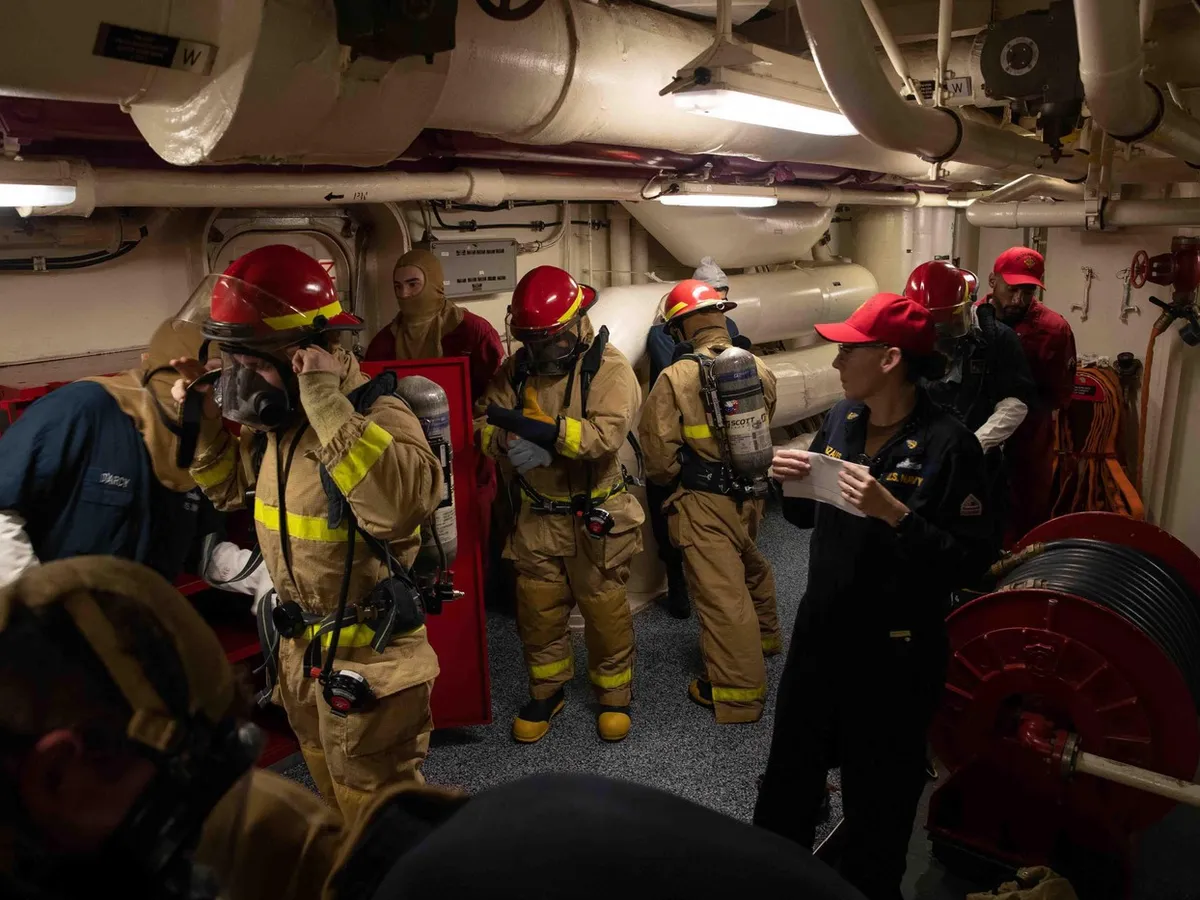 Incendiu pe cel mai mare portavion din lume, USS Gerald Ford - Foto: Profimedia Images (imagine cu rol ilustrativ)