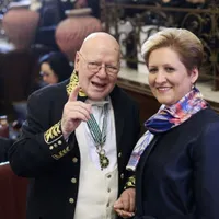 Liliana Turoiu, alături de Răzvan Theodorescu. Foto Inquam Photos/George Călin