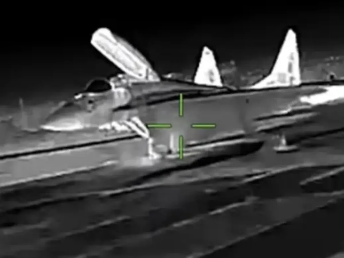 VIDEO Momentul în care Ucraina distruge un super avion rusesc MIG-29 de 11.000.000 dolari