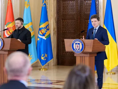 Zelenski și Nicușor Dan Foto: News.ro