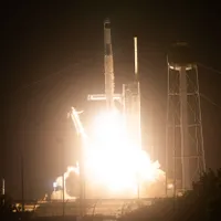 Racheta SpaceX Falcon 9 este lansată în cadrul misiunii SpaceX Crew-7 a NASA către Stația Spațială Internațională - Foto: Profimedia Images