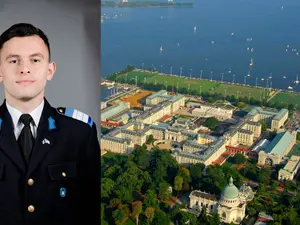 Plutonierul major Daniel Popa și Academia Militară Navală din Annapolis - Foto: Colaj