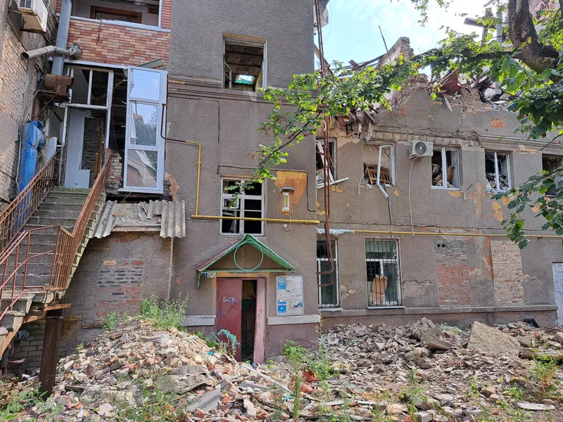 Birourile Renault din Sloviansk au fost bombardate de ruși Foto: Newsweek România