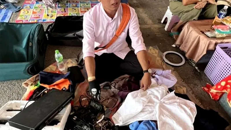 Arthit Taongsawatrat, văzut pe străzile din Bangkok - Foto: Captură de ecran