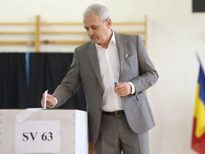 Dragnea a votat la aceeași secție cu Traian Băsescu. Foto Inquam Photos/George Călin