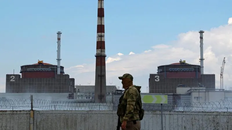 Centrala nucleară de la Zaporojie/FOTO: Twitter/esperantoNMIN