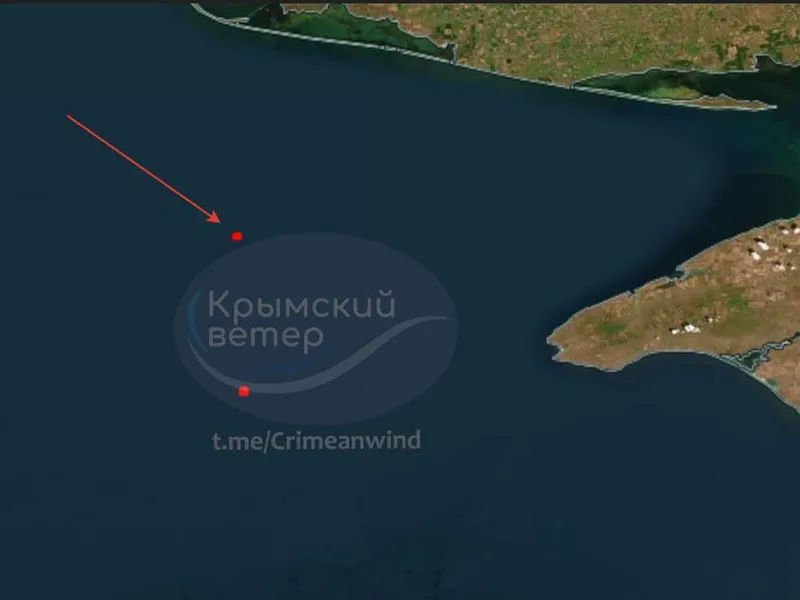 Grupul de monitorizare Crimeean Wind a analizat mai multe markeri de incendiu de la diverși sateliți - Foto: Crimeean Wind
