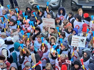 Medicii ies din nou în stradă Foto: Facebook/ Federaţia Sanitas