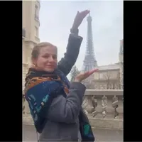 Ministerul Apărării din Ucraina a făcut un video cu Parisul atacat de ruși: If all you fall Foto: captură Twitter