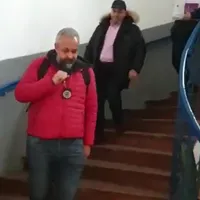 Printscreen filmare de la ridicarea lui Dorel Căprar. Sursa: G4Media