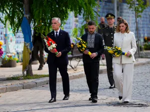 Mark Carney, premierul Canadei, este în vizită la Kiev, de Ziua Independenței Ucrainei - Foto: Profimedia Images
