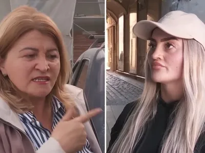 Patricia Potra (dreapta), nepoata lui Horaţiu Potra, şi mama ei, Elena - Foto: ziarulclujean.ro