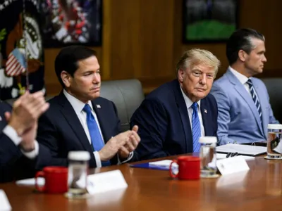 Donald Trump, preşedintele SUA, l o întrunire a cabinetului său - Foto: Profimedia Imges