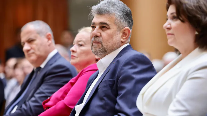 PSD ia în calcul să voteze un Guvern minoritar condus de Bolojan, dar să rămână în opoziție - Foto: Facebook/Marcel Ciolacu