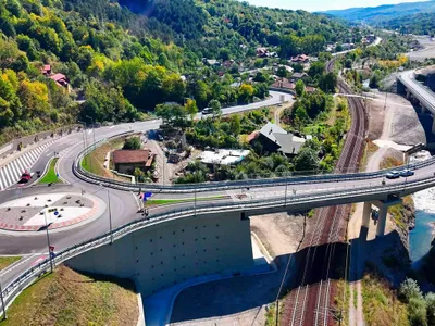 DN1, în dreptul noii centuri a orașului Comarnic - Foto: CNAIR (rol ilustrativ)