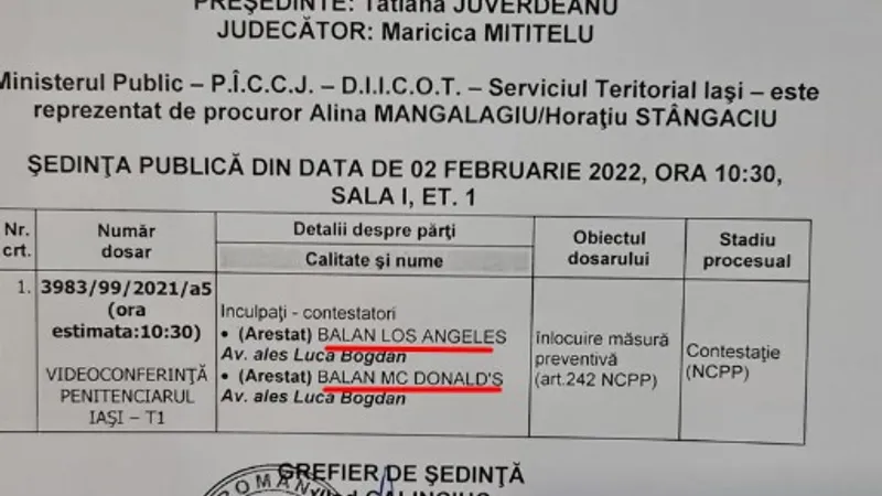 Curtea de Apel a refuzat solicitarea de eliberare a inculpaților din clanul Bălan Foto: Facebook